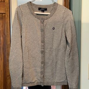 Grey Lands End Chase women’s cardigan